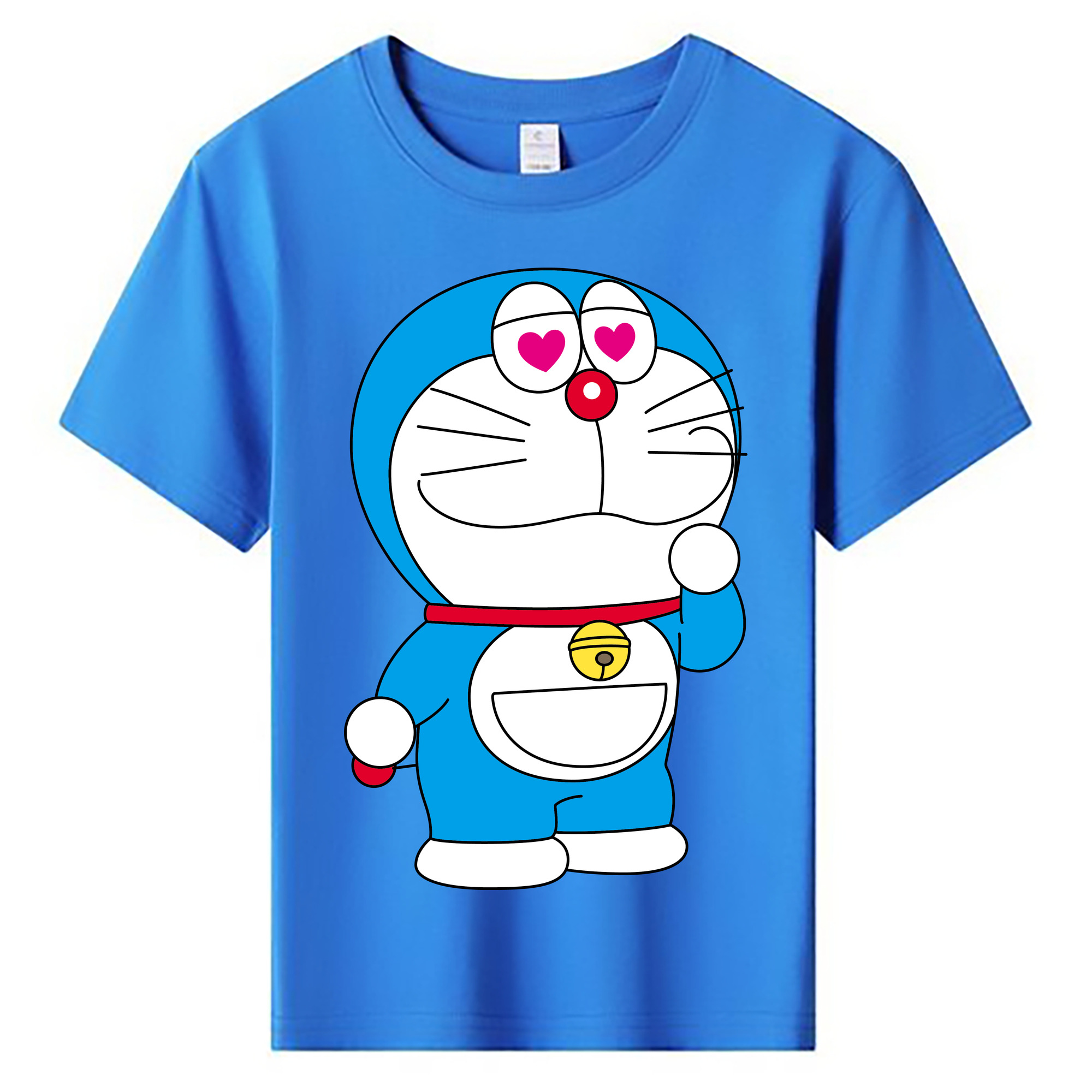 （画像用） ドラえもん Doraemon 綿100％キッズTシャツ（フロントプリント）